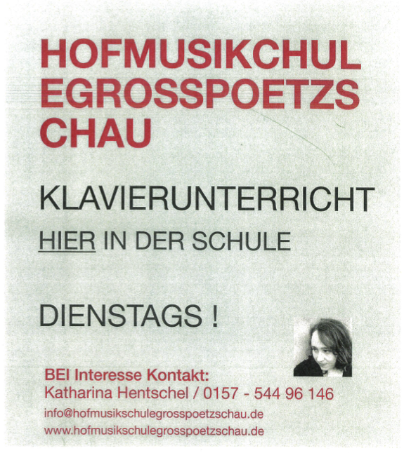 Angebot Klavierunterricht © Katharina Hentschel