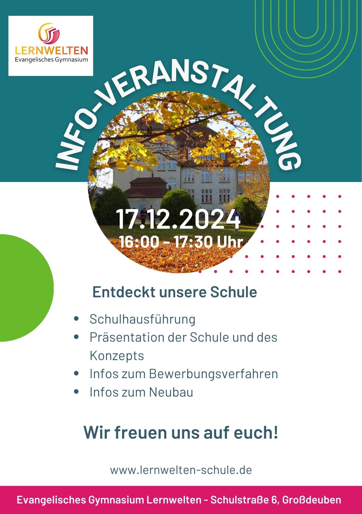 Flyer zum Infonachmittag des EGL
